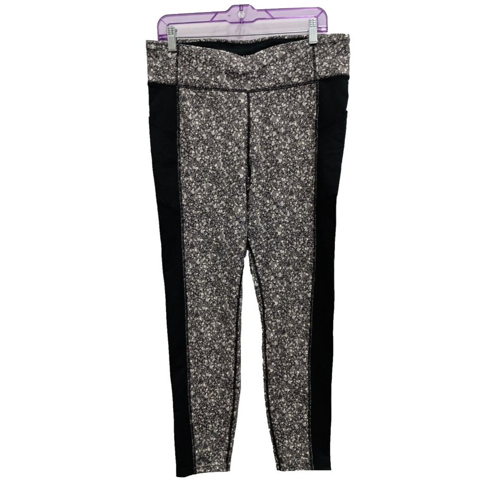 🎇🎆3for$9 Lands' End Black and Gray Patterned Leggings